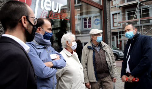 Première visite ministérielle de Christophe Collignon à Liège