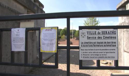 Réouverture des cimetières à Seraing