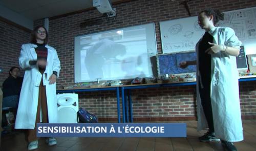 Spectacle de sensibilisation à l'écologie.