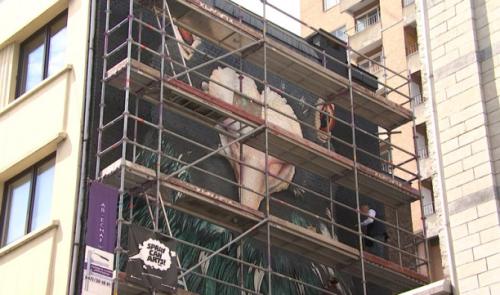 Un pigeon géant rue de l'Étuve