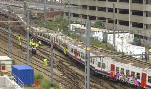 Un train déraille près de Liège-Guillemins - des dégâts sur 60 mètres de voie