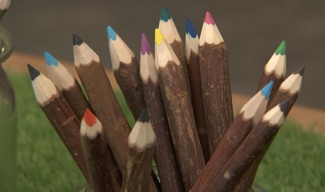 Unique à Braives: des crayons artisanaux en bois de saule