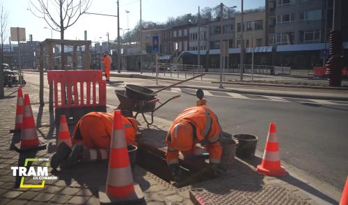 Tram en commun S7#21 : CAF et Colas aussi acteurs de la marche à blanc