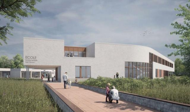 Sart Tilman : début du chantier de rénovation de l'école communale