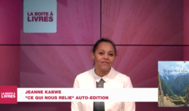 La Boîte à livres : Jeanne Kabwe : Ce qui nous relie (Auto-édition)