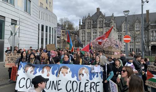 Environ 400 personnes dans les rues de Liège contre la discrimination et le racisme