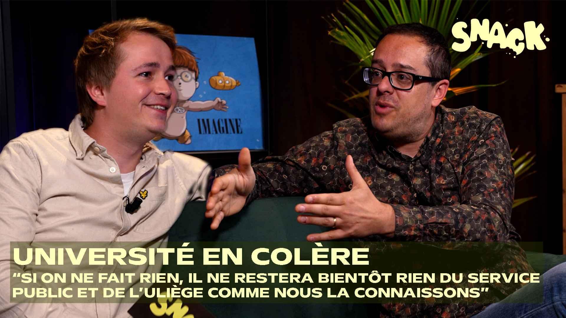 Snack - Un professeur de l'ULiège nous explique pourquoi les universités publiques risquent de baisser en qualité