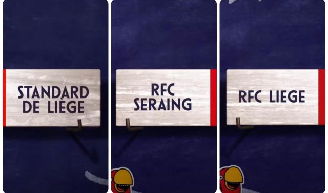 Voici les adversaires du Standard, de Seraing et du RFC Liège en Coupe de Belgique
