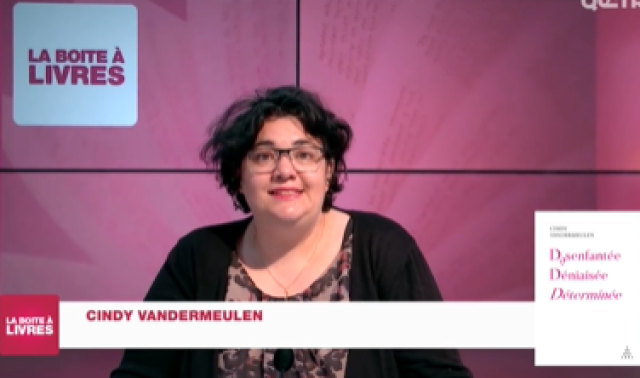 La Boîte à livres : Cindy Vandermeulen, Désenfantée, Déniaisée, Déterminée (Abrapalabra Editions)