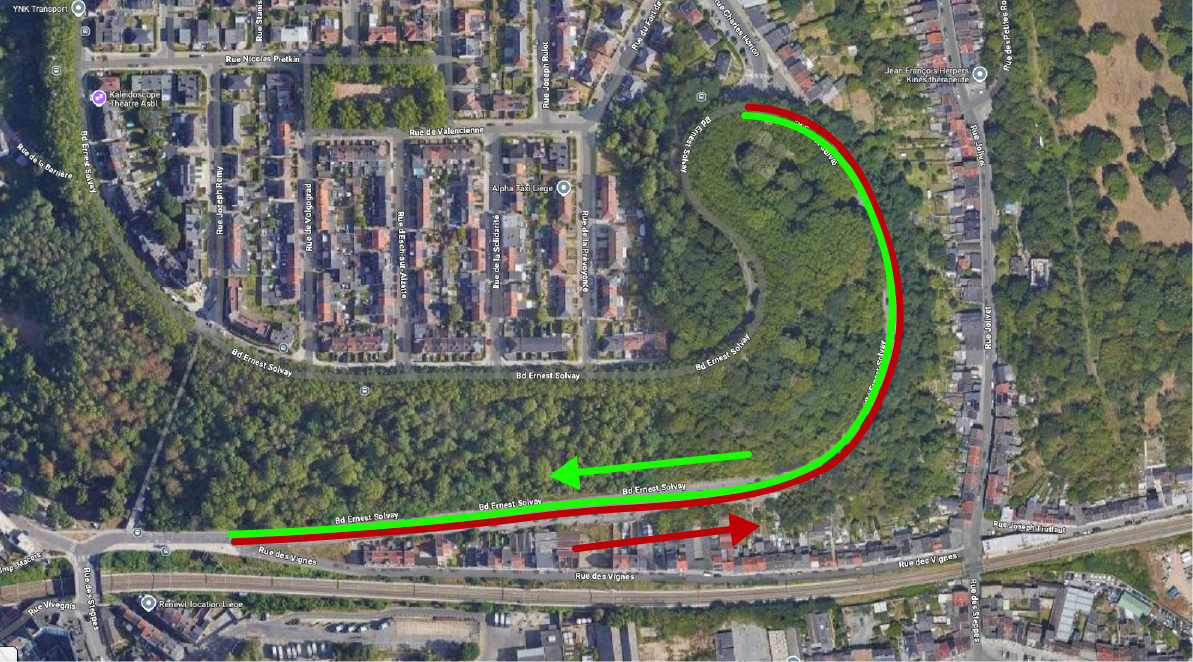 Liège : réaménagement du boulevard Ernest Solvay