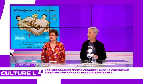 Les Improbables sont à croquer ! Christine Sumkay et le dessinateur Clarke sont les invités de CultureL