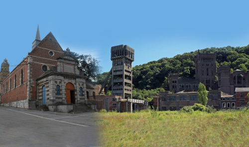 Travaux de rénovation pour l'église de la Sarte et le charbonnage du Hasard