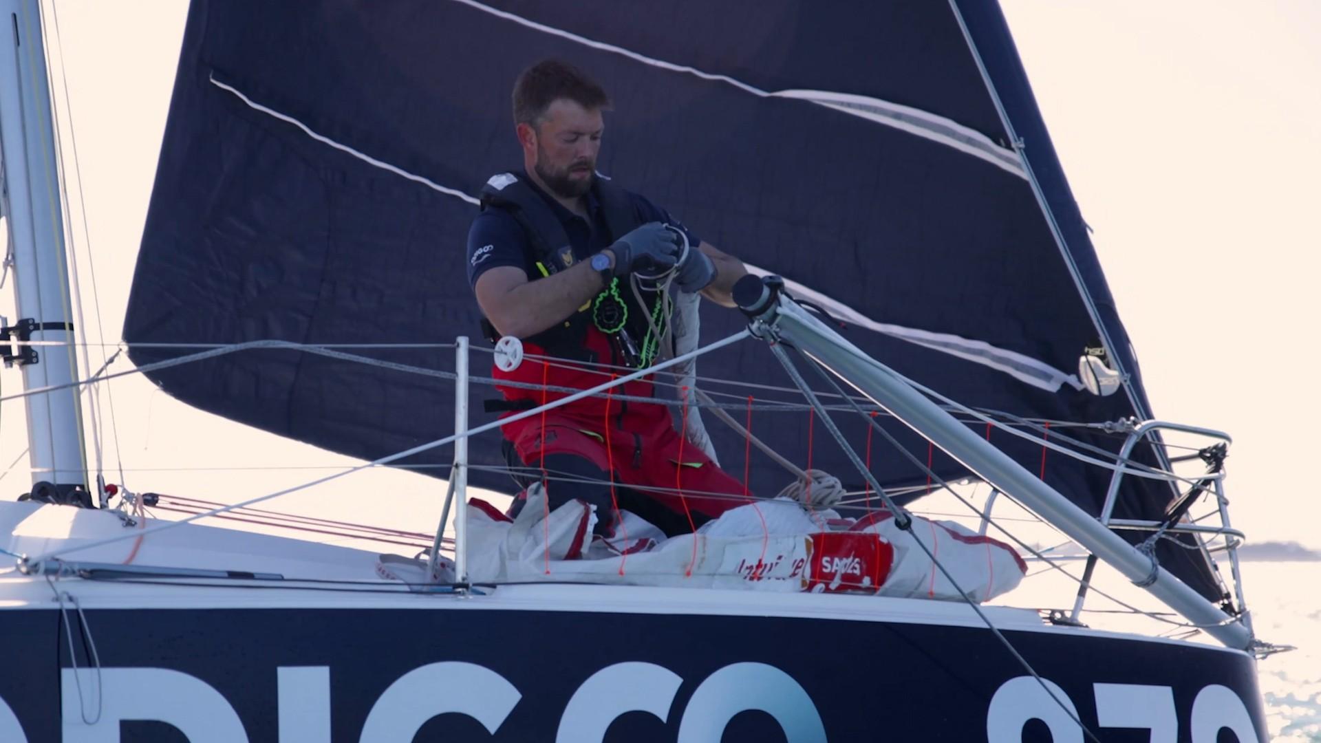 Quentin Debois : première semaine de navigation