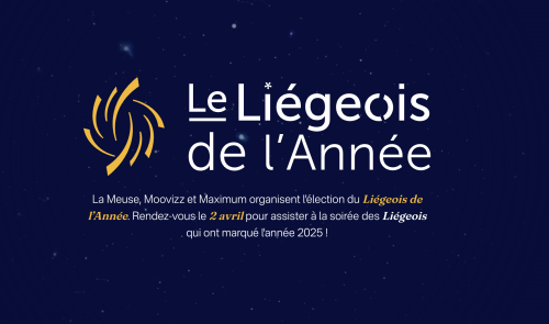 Le Liégeois de l’année : l’événement qui met à l’honneur ceux qui font briller la Cité Ardente. Les votes sont ouverts !