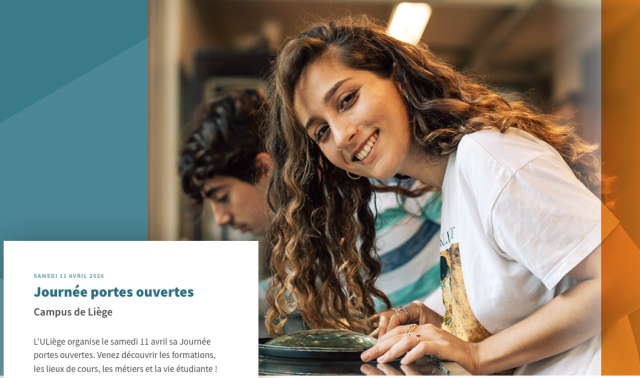 Journée portes ouvertes ce samedi 11 avril à l’ULiège