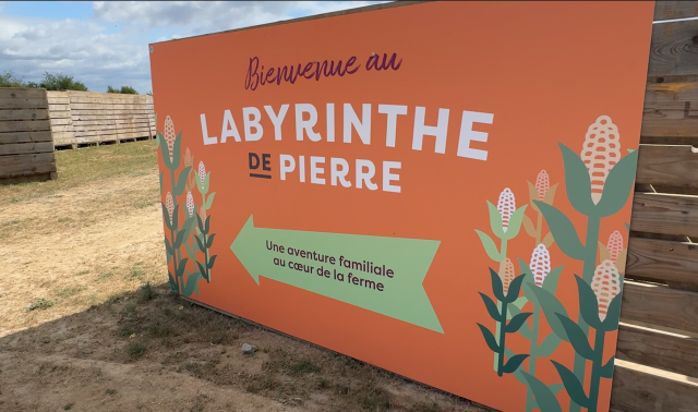 La ferme Le Maire à Verlaine rassemble autour d'un labyrinthe