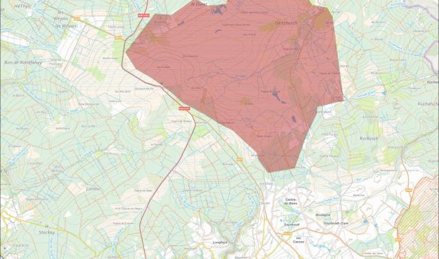 Incendie dans les Fagnes: le feu touche 2700 hectares
