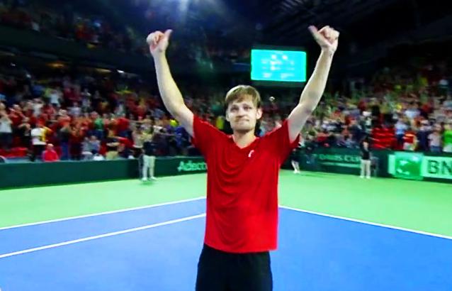 Coupe Davis : David Goffin qualifie la Belgique