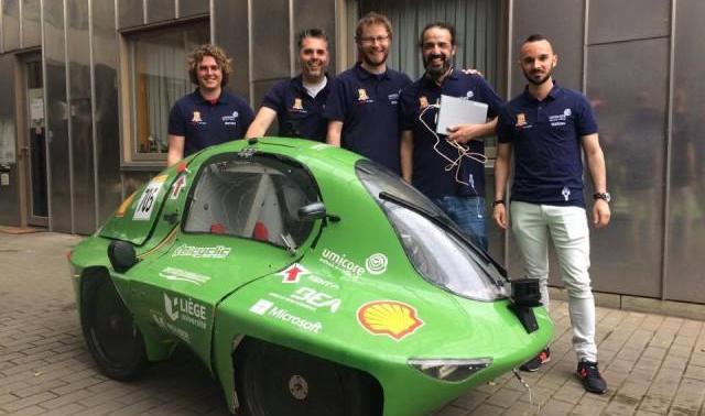 L'Univesité de Liège au Shell Eco-marathon.