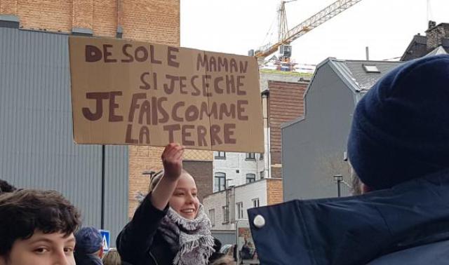 15.000 participants à la marche des jeunes Liégeois pour le climat