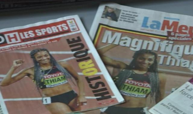 Nafissatou Thiam sur le toit du monde