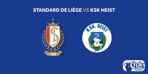 Coupe de Belgique : Standard - Heist sera joué à Sclessin