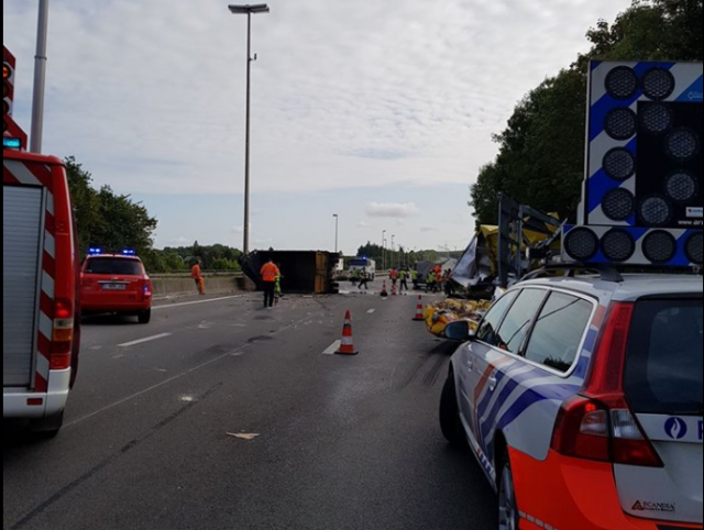 Accident grave sur l'autoroute E42 à Huccorgne (vidéo)