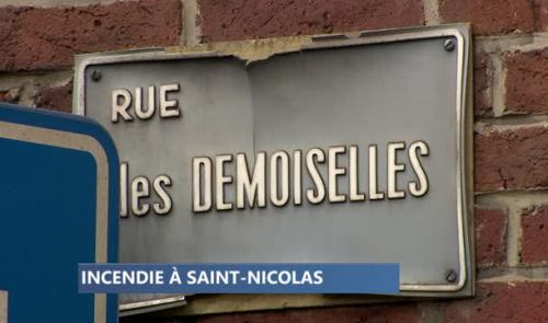 Incendie et explosion dans une maison à Saint-Nicolas