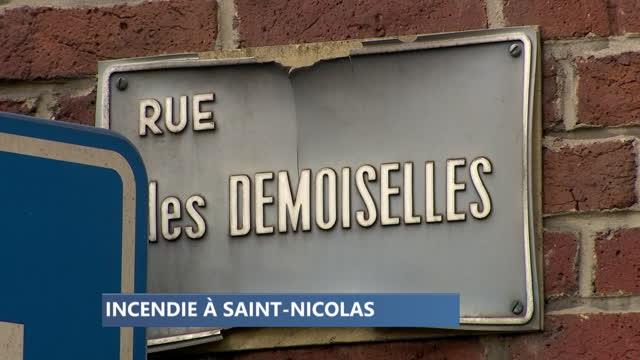 Incendie et explosion dans une maison à Saint-Nicolas