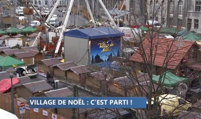 Liège : le village de Noël a ouvert ses portes 