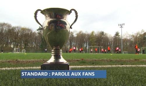 Standard: une Coupe et 500 fans au coeur de l'entraînement