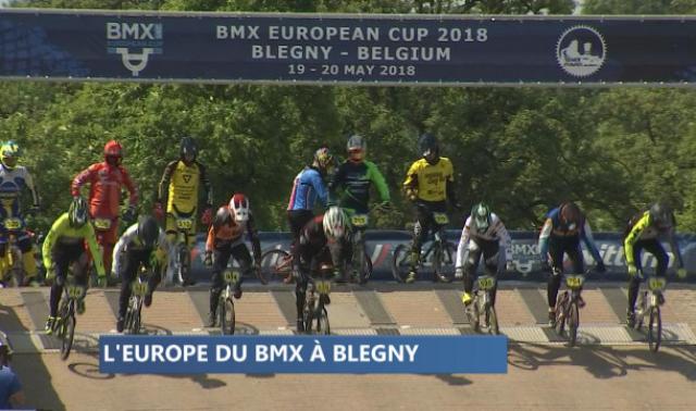 Le Championnat d'Europe de BMX à Blegny