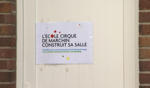 Un nouveau bâtiment pour l'école de cirque de Marchin
