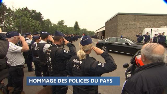 Les policiers belges rendent hommage à leurs consoeurs tuées