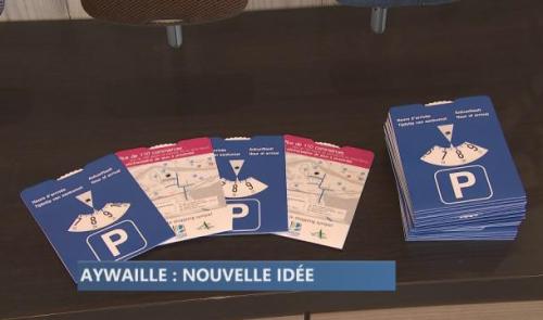 Aywaille : des disques de stationnement personnalisés