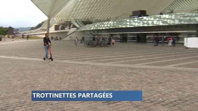Nouveau à Liège: des trottinettes électriques partagées 