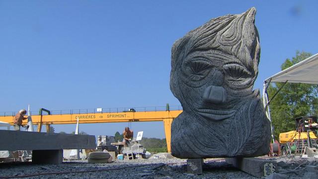 11 artistes sculpteurs autour de la pierre bleue à Sprimont
