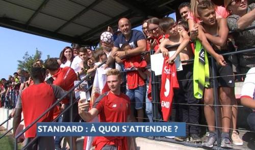 Entraînement du Standard devant 700 supporters 