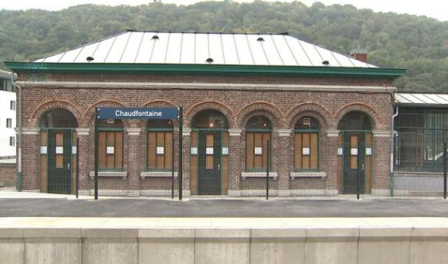 La gare de Chaudfontaine de nouveau en service