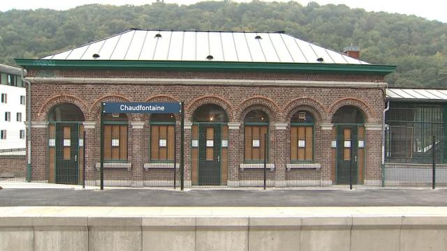 La gare de Chaudfontaine de nouveau en service