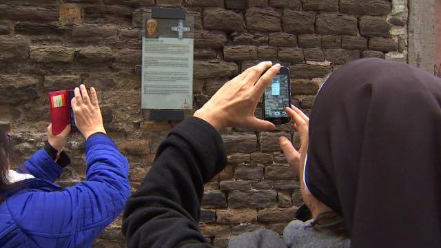 Liége: Deux plaques commémoratives en mémoire de Mary Ward