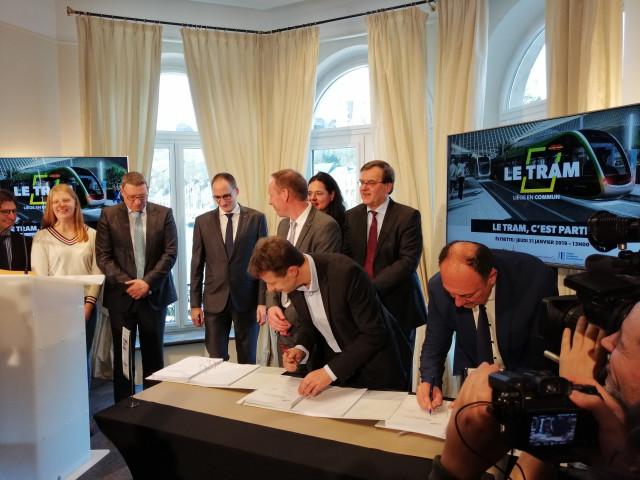 Tram de Liège, c'est signé !
