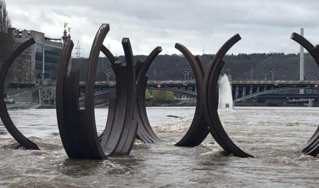 La Meuse est sortie de son lit ce week-end