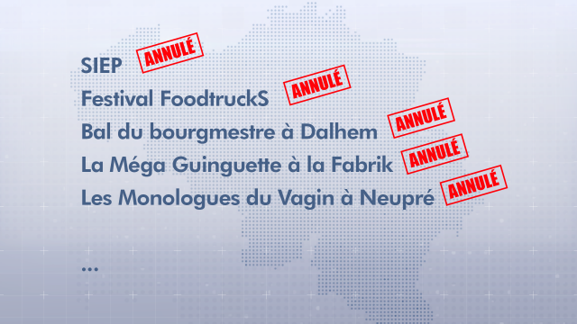 Spectacles : de nombreuses annulations 