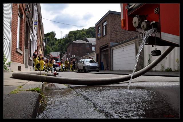 Incendie d'une culture de cannabis à Angleur