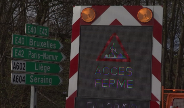 E40/A3 - libération de toutes les voies entre Loncin et Alleur ce vendredi 19 en fin de journée
