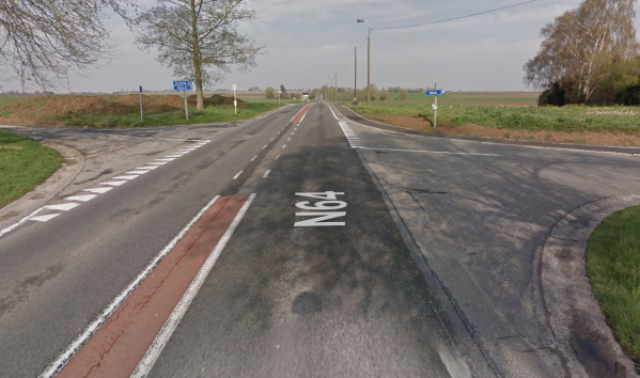 Un accident entre une moto et une voiture fait un blessé grave à Hannut