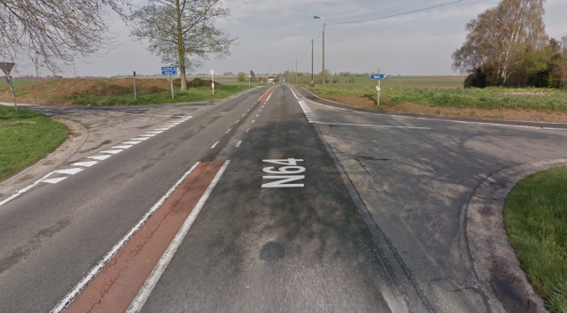 Un accident entre une moto et une voiture fait un blessé grave à Hannut