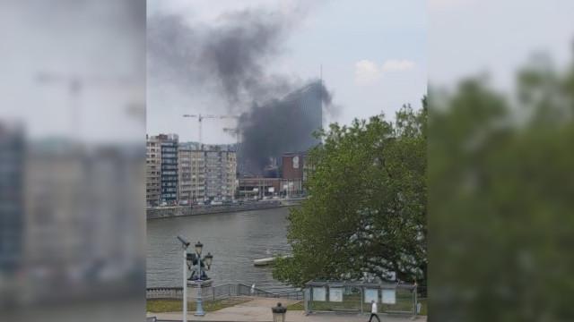Gros dégagement de fumée à proximité du campus des Rivageois