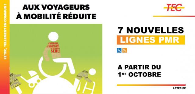 TEC : 7 nouvelles lignes PMR 